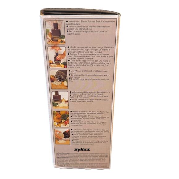 1970's Zyliss Blitzhacker Made in Switzerland Manual Food Chopper - Picture 4 of 7